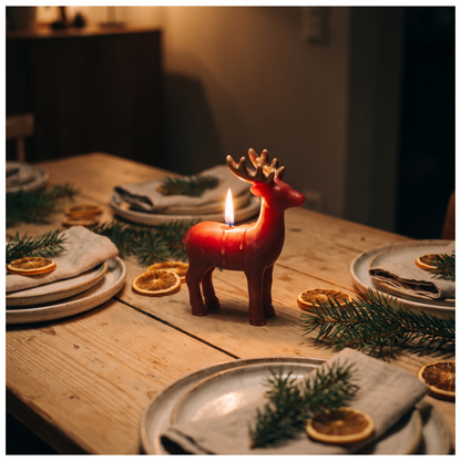 Red Deer Scented Candle lifestyle