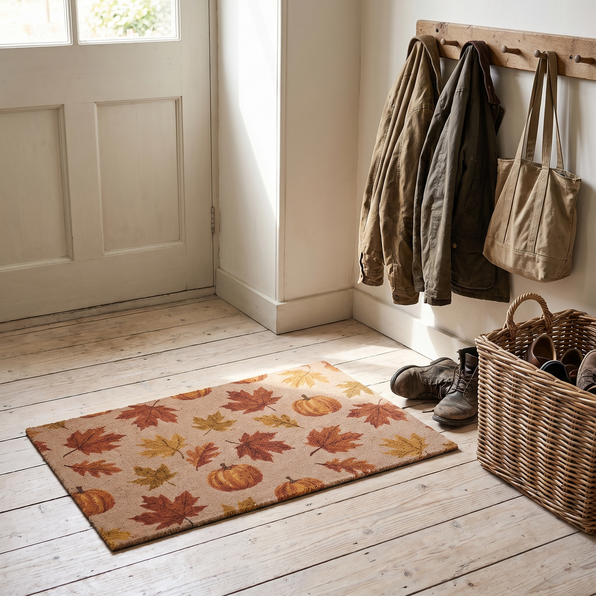 Autumn Welcome Doormat lifestyle