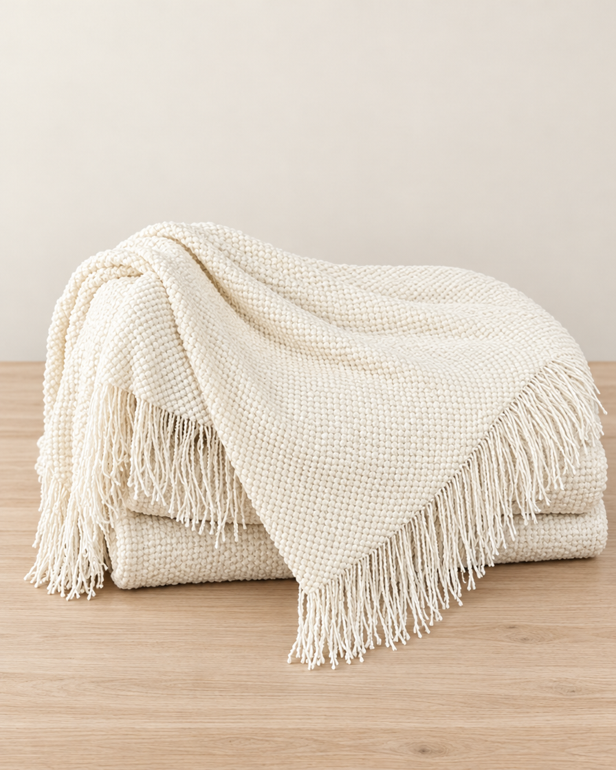 Cooling Summer Throw Blanket studio shot