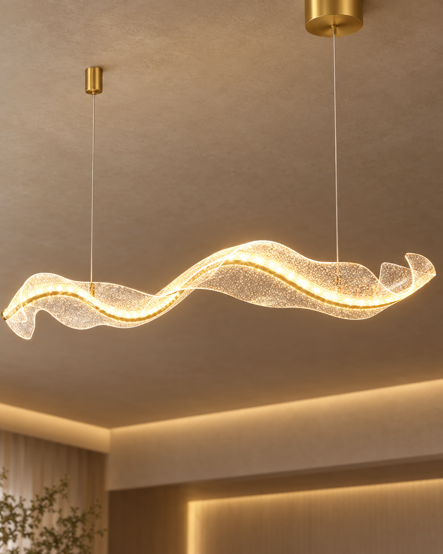 Modern LED Pendant Chandelier close-up