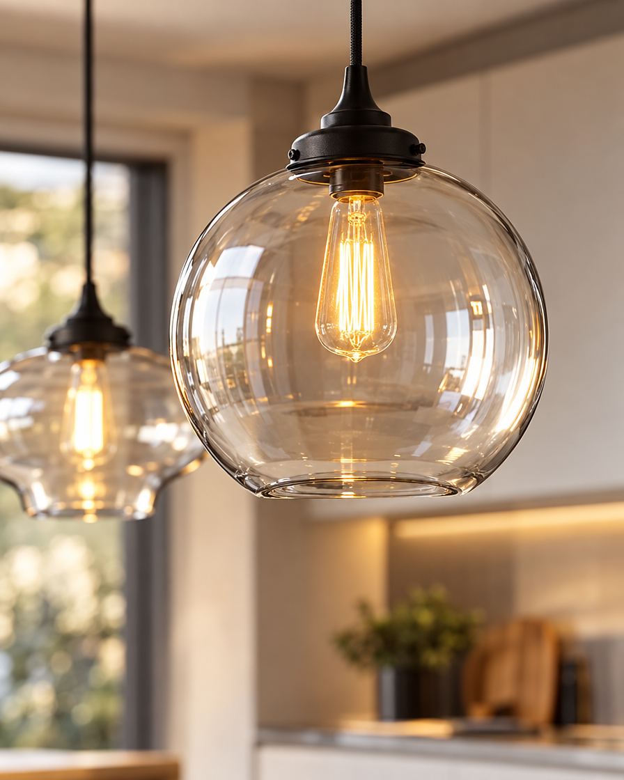 American Loft Pendant Lamp close-up glow