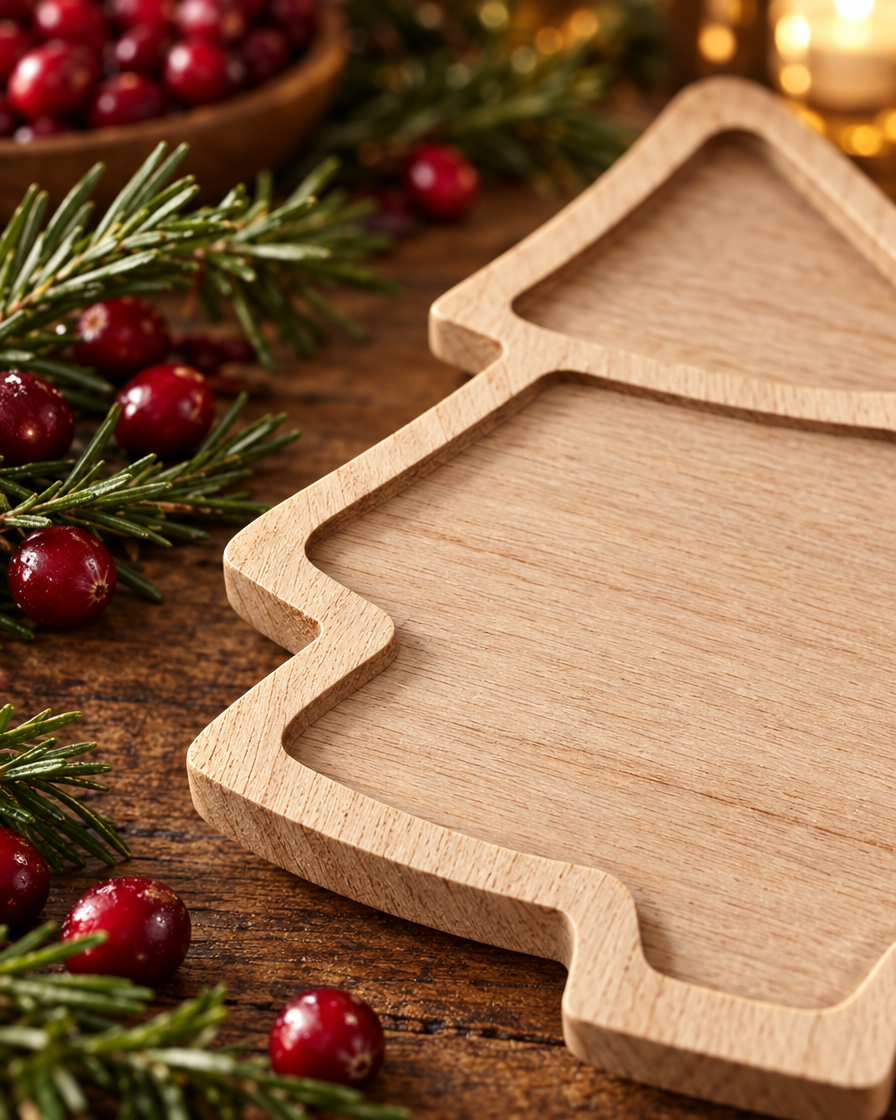 Holiday Christmas Tree Pallet close-up
